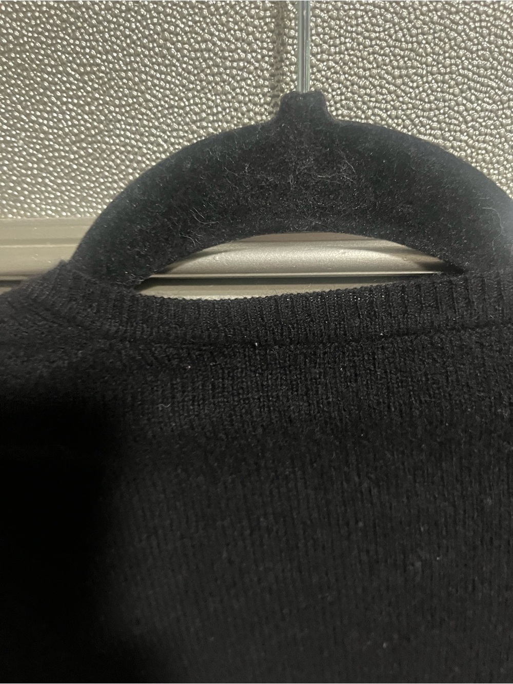 Marshall Fields Black Cashmere Crewneck Button-Front Cardigan Vintage - Picture 6 of 8